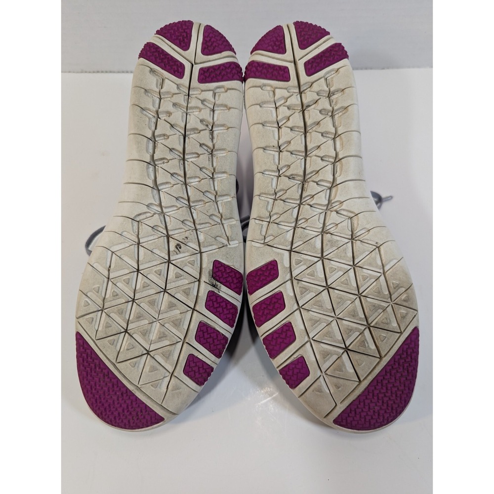Nike Free RN Flyknit Women's Running Shoes Gray Purple US‎ 7 EU 38 - Picture 6 of 10